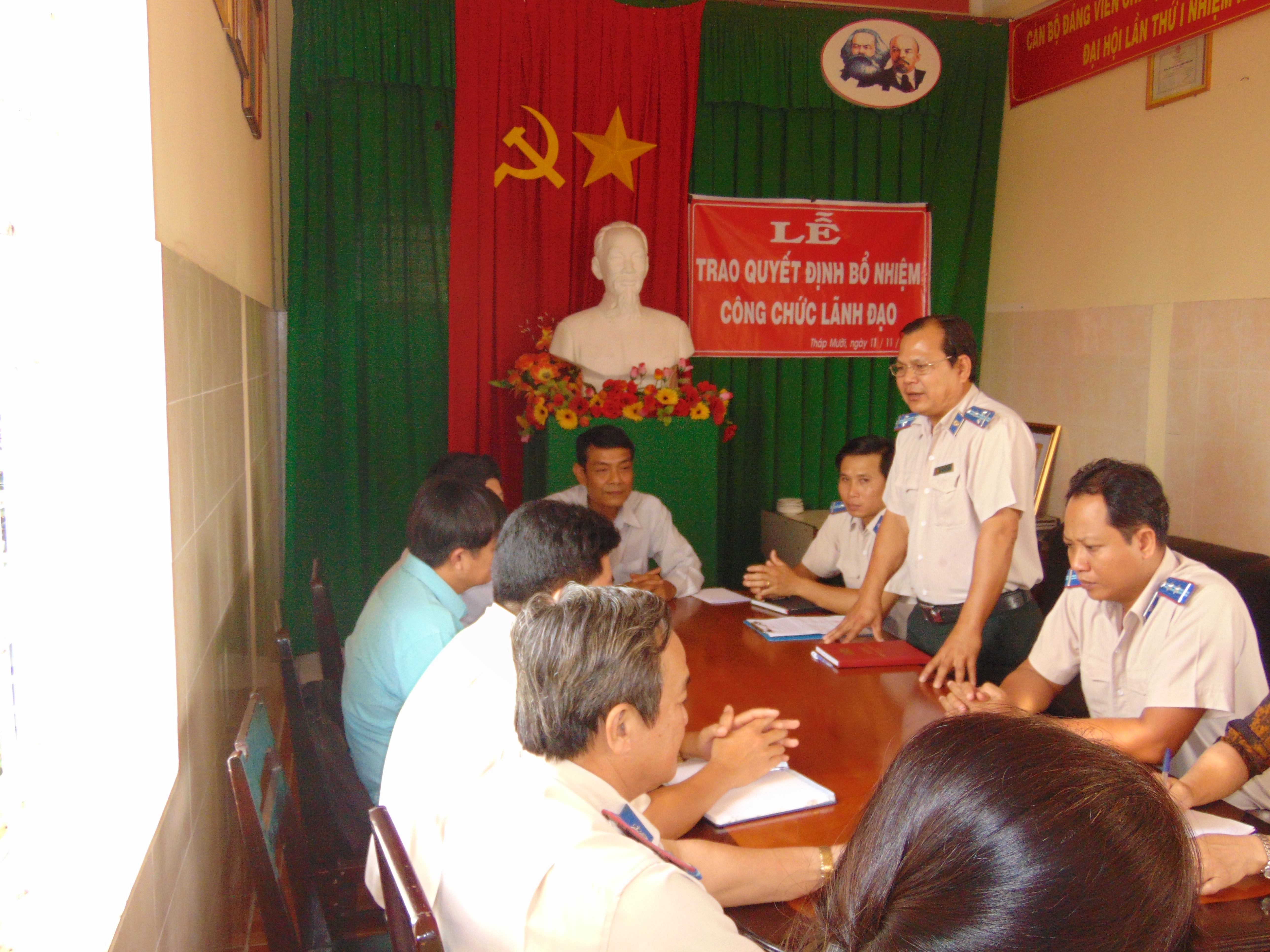 Lễ công bố và trao quyết định bổ nhiệm Phó Chi cục trưởng