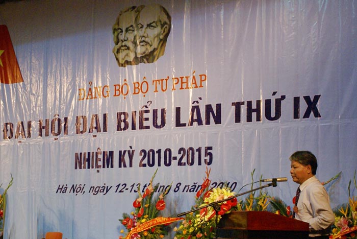 Bộ trưởng Hà Hùng Cường phát biểu chỉ đạo