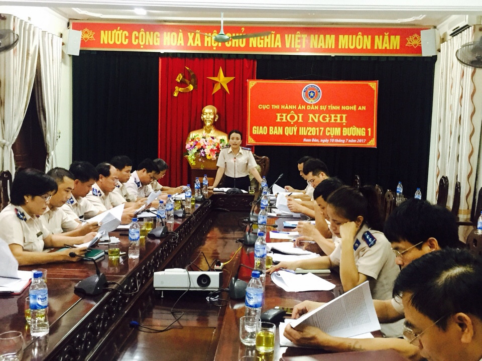 Công tác thi hành án dân sự 9 tháng đầu năm 2017 có nhiều chuyển biến tích cực