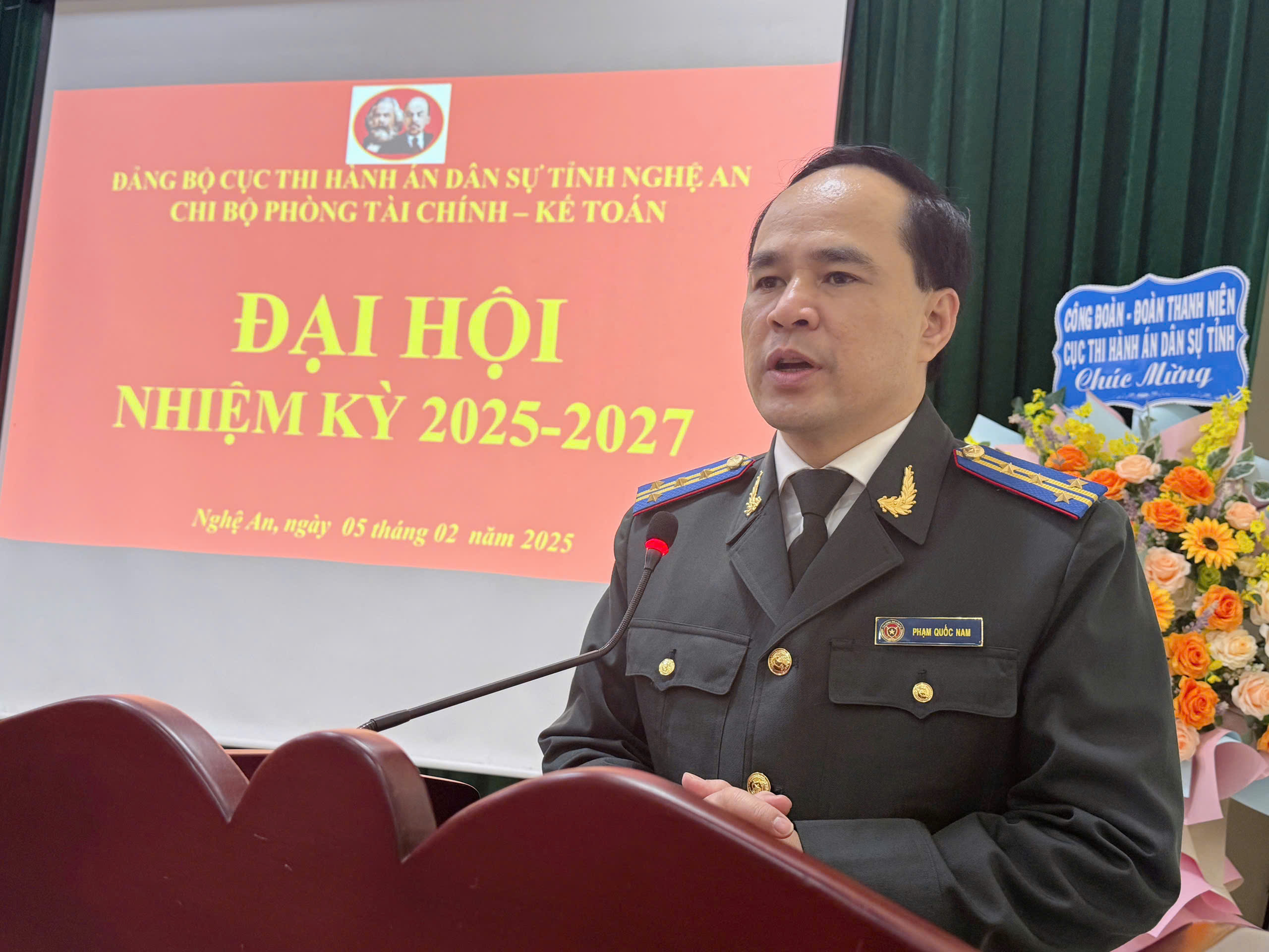 Các Chi bộ trực thuộc Đảng bộ Cục THADS tỉnh Nghệ An tổ chức thành công Đại hội Chi bộ nhiệm kỳ 2025-2027