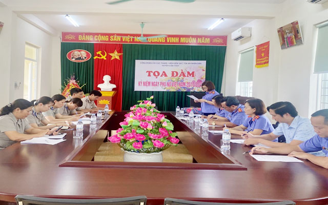 Kiểm sát trực tiếp tại năm 2023 tại Chi cục THADS huyện Cẩm Thủy