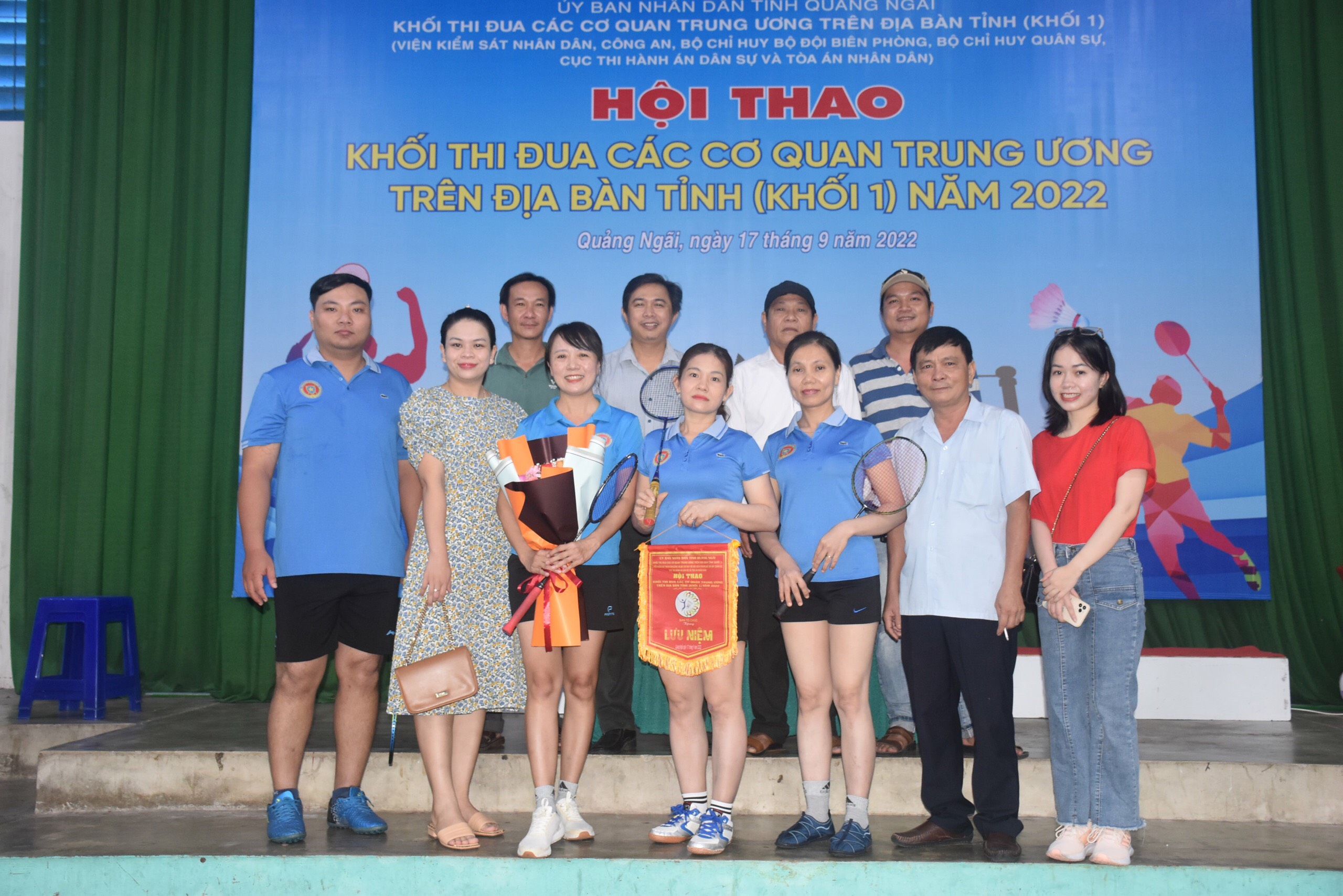 Cục Thi hành án dân sự tỉnh tham gia giao lưu Hội thao Khối thi đua các cơ quan Trung ương đóng trên địa bàn tỉnh