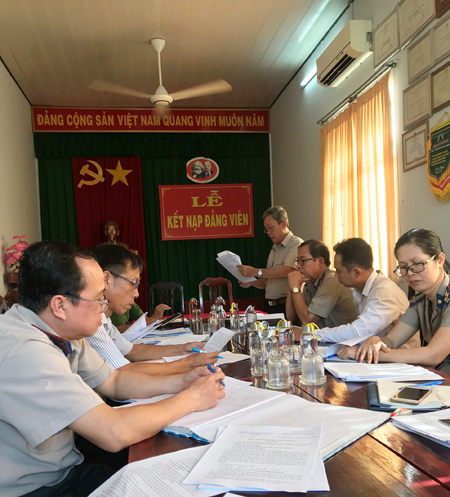 Chi bộ Chi cục Thi hành án dân sự thành phố Cao Lãnh tổ chức Hội nghị kiểm điểm, đánh giá, xếp loại chất lượng Chi bộ và đảng viên năm 2020