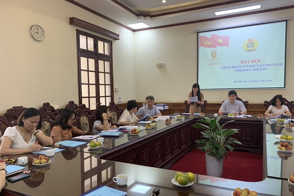 Tổ chức thành công Đại hội Công đoàn cơ sở Cục Con nuôi lần II nhiệm kỳ 2020 - 2025