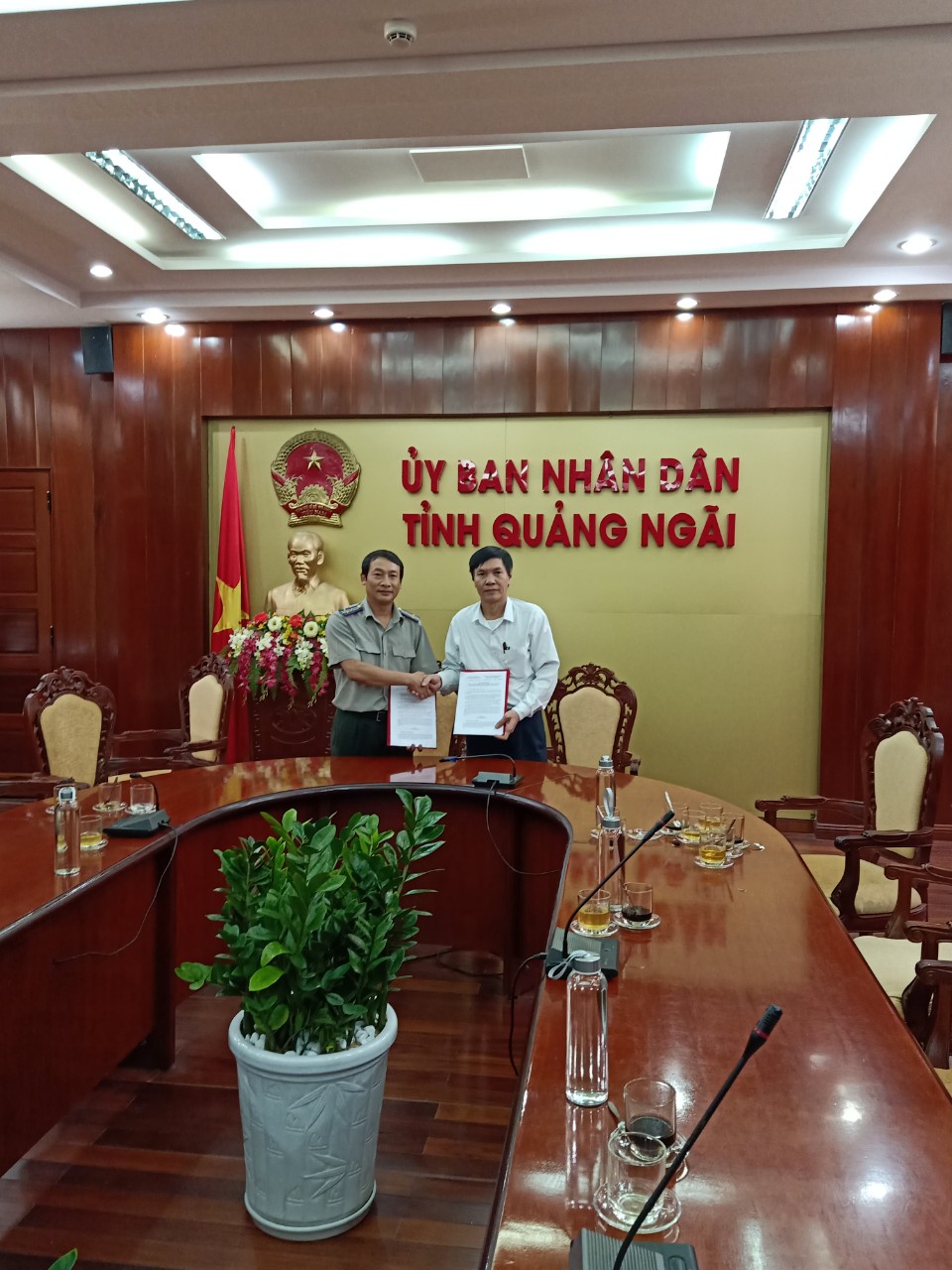 Cục Thi hành án dân sự tỉnh và Sở Tài nguyên và Môi trường ký Quy chế phối hợp trong công tác thi hành án dân sự