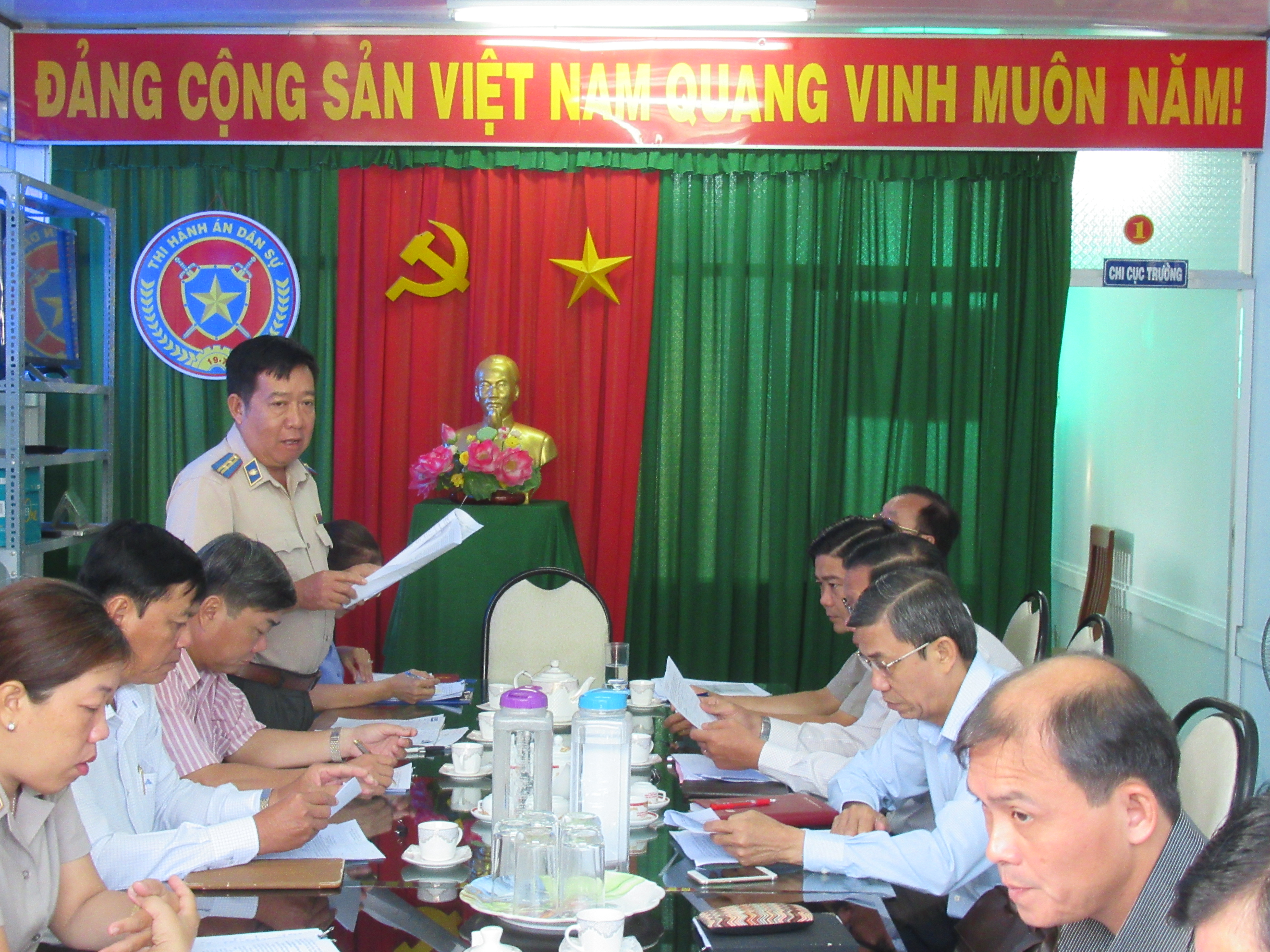 Khảo sát kết quả thi hành án dân sự liên quan đến quyền sử dụng đất và tài sản gắn liền với đất tại huyện Châu Thành