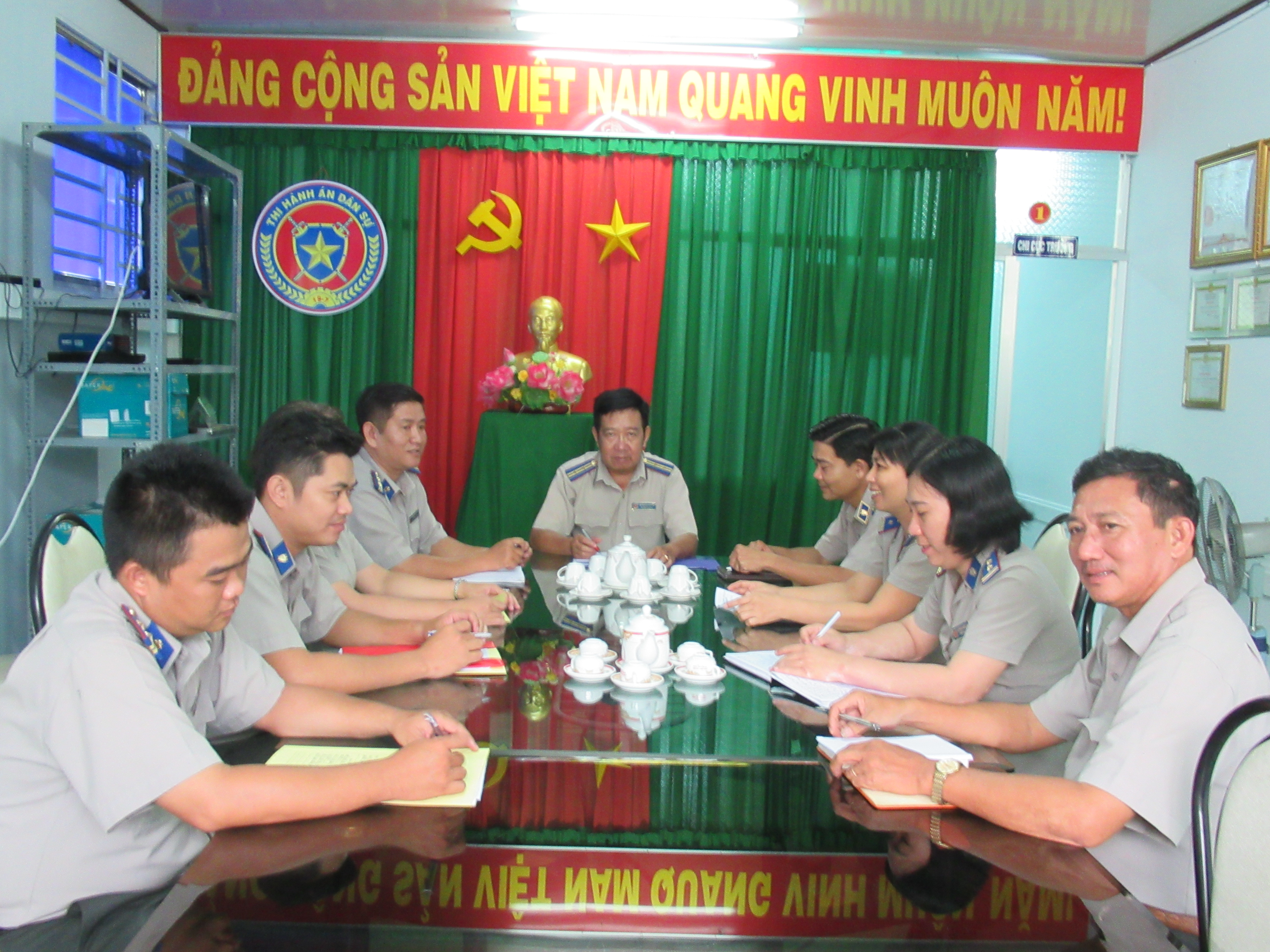 Chi cục Thi hành án dân sự huyện Châu Thành triển khai nhiệm vụ năm 2020