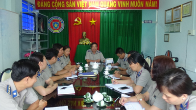 Chi cục Thi hành án dân sự huyện Châu Thành phấn đấu vượt qua khó khăn, thử thách để hoàn thành xuất sắc nhiệm vụ năm 2018