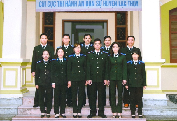 Chi cục Thi hành án dân sự huyện Lạc Thủy, tỉnh Hòa Bình - điển hình tiên tiến ngành Tư pháp