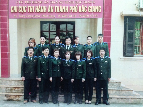 Chi cục Thi hành án dân sự thành phố Bắc Giang - điển hình tiên tiến ngành Tư pháp
