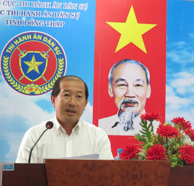 Cục Thi hành án dân sự tỉnh Đồng Tháp tổ chức các hoạt động kỷ niệm 70 năm Ngày truyền thống Thi hành án dân sự (19/7/1946 - 19/7/2016)