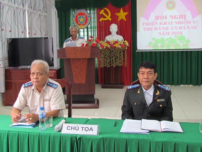 Hội nghị triển khai công tác thi hành án dân sự năm 2018 trên địa bàn Đồng Tháp