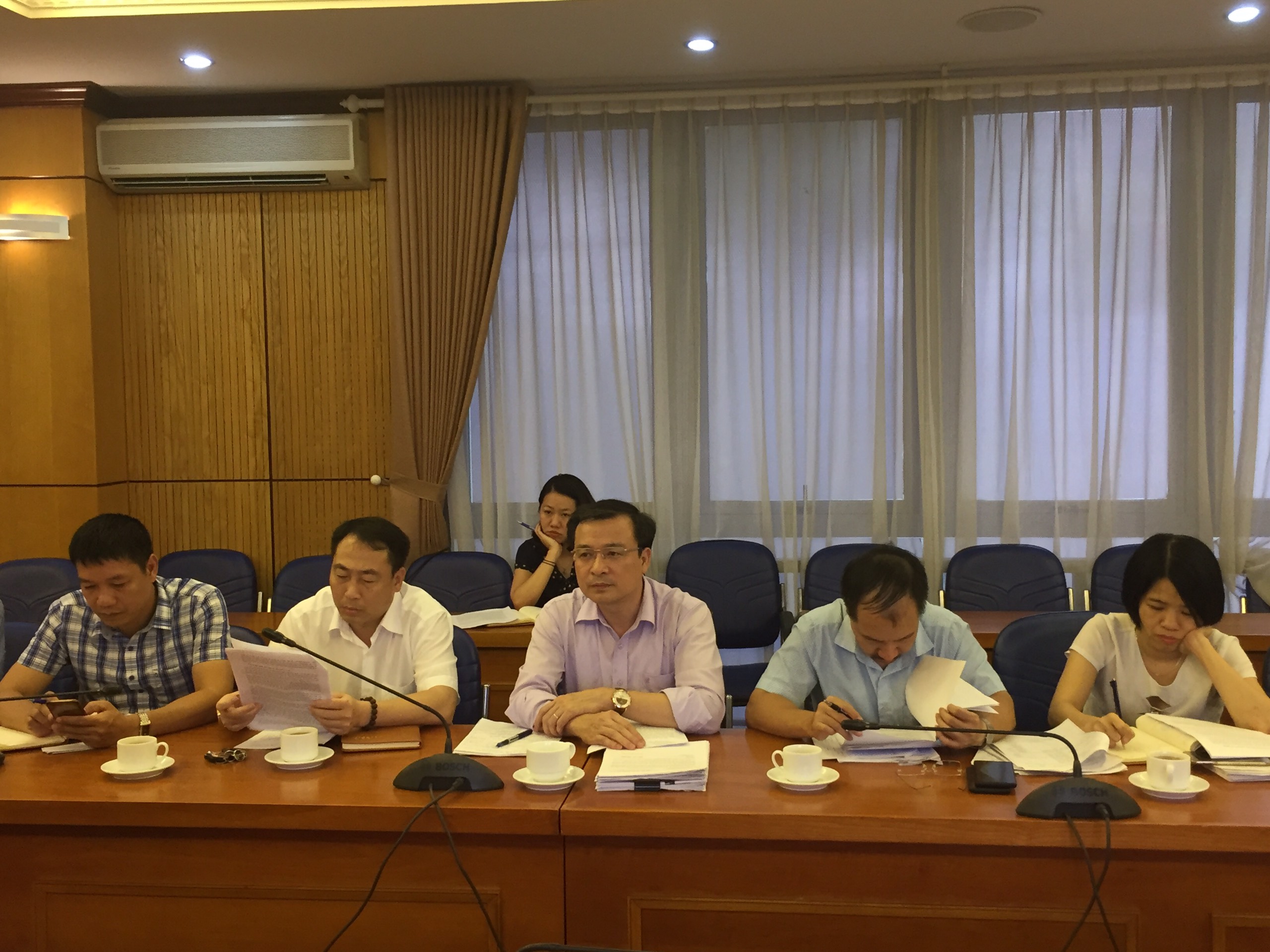 Làm việc với Bộ Tài chính về một số công tác xây dựng và thi hành pháp luật