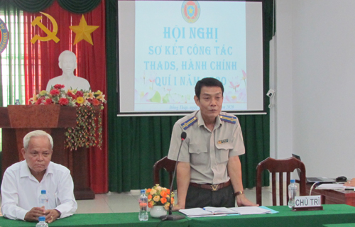 Cục Thi hành án dân sự tổ chức Hội nghị giao ban quý I năm 2020