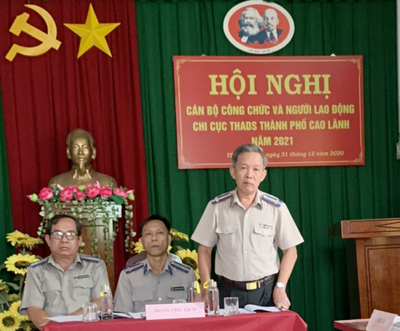 Chi cục THADS Thành phố Cao Lãnh tổ chức Hội nghị công chức, người lao động năm 2020