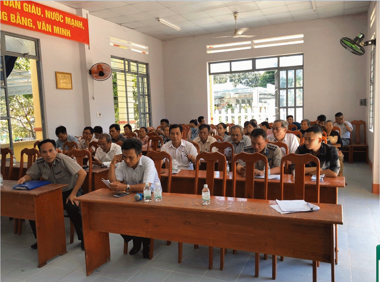 Chi cục Thi hành án dân sự huyện Cam Lâm chung sức góp phần xây dựng nông thôn mới năm 2020