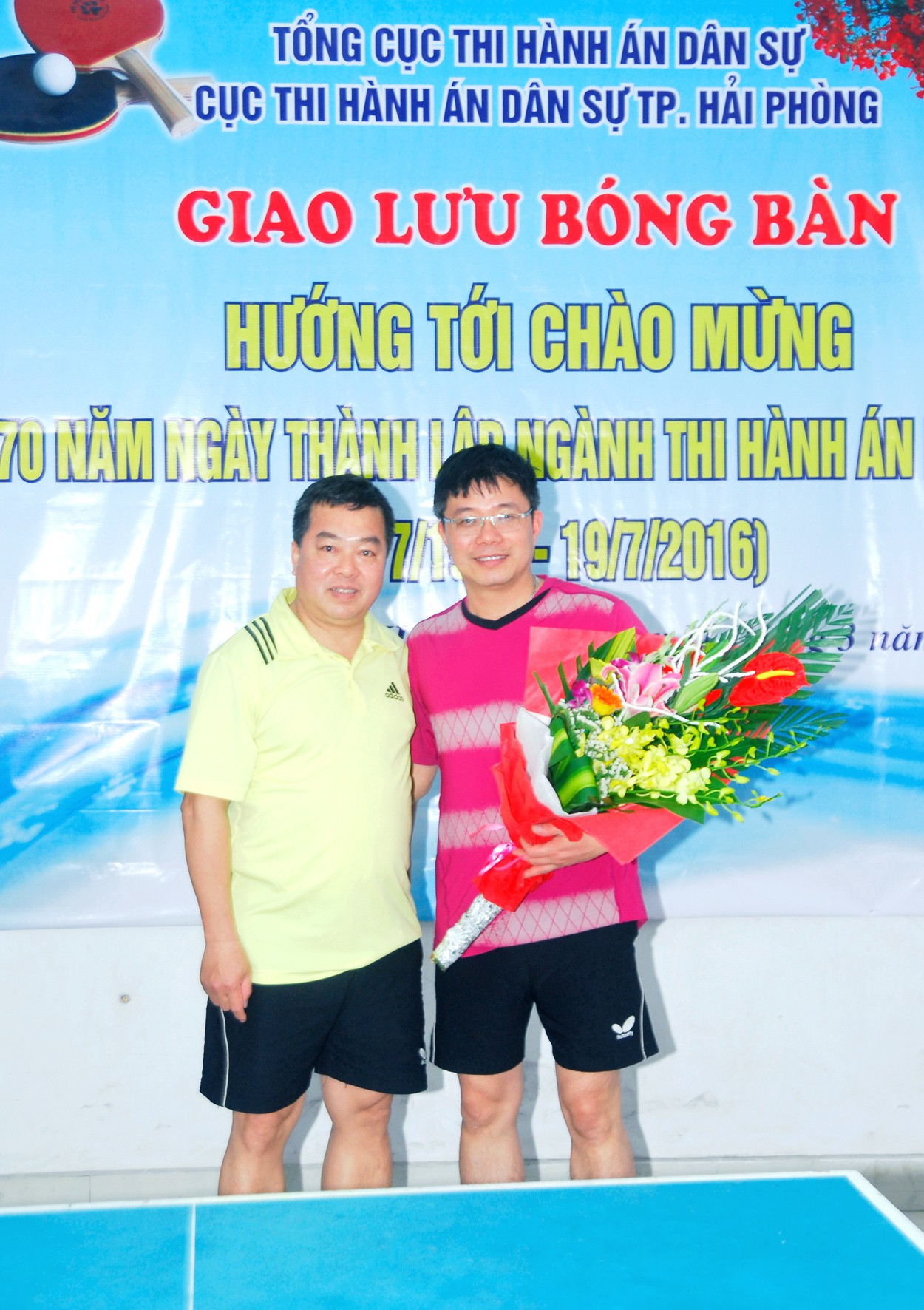 Giao lưu bóng bàn 11/3/2016 để hướng tới kỷ niệm 70 năm ngày truyền thống THADS 3