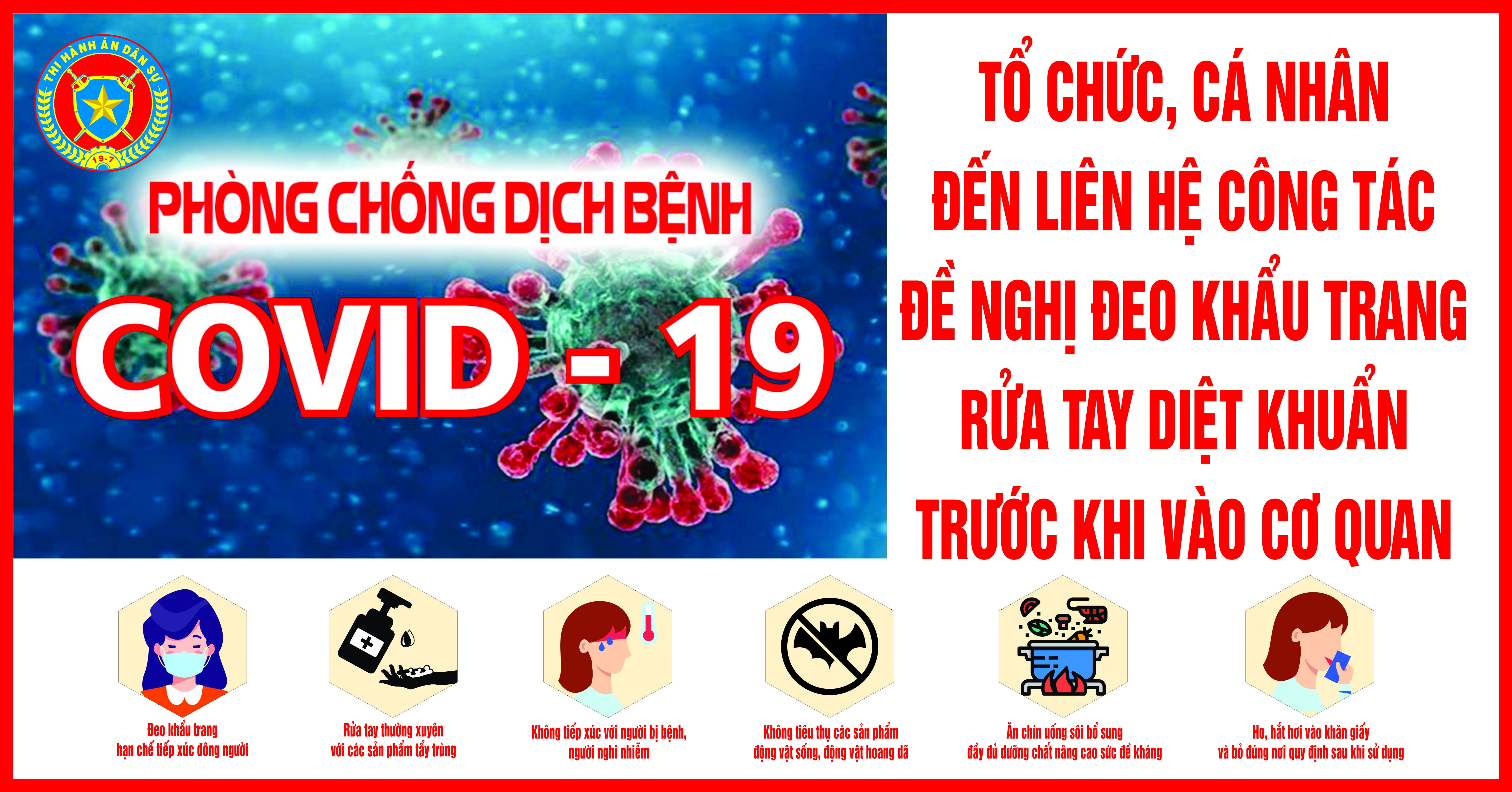 Khẩn trương thực hiện các biện pháp phòng, chống dịch bệnh Covid-19 trong các cơ quan THADS tỉnh Quảng Trị