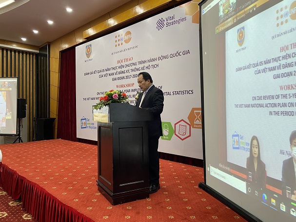 Hội thảo trực tuyến “Đánh giá kết quả 5 năm triển khai Chương trình hành động quốc gia của Việt Nam về đăng ký, thống kê hộ tịch giai đoạn 2017-2024”