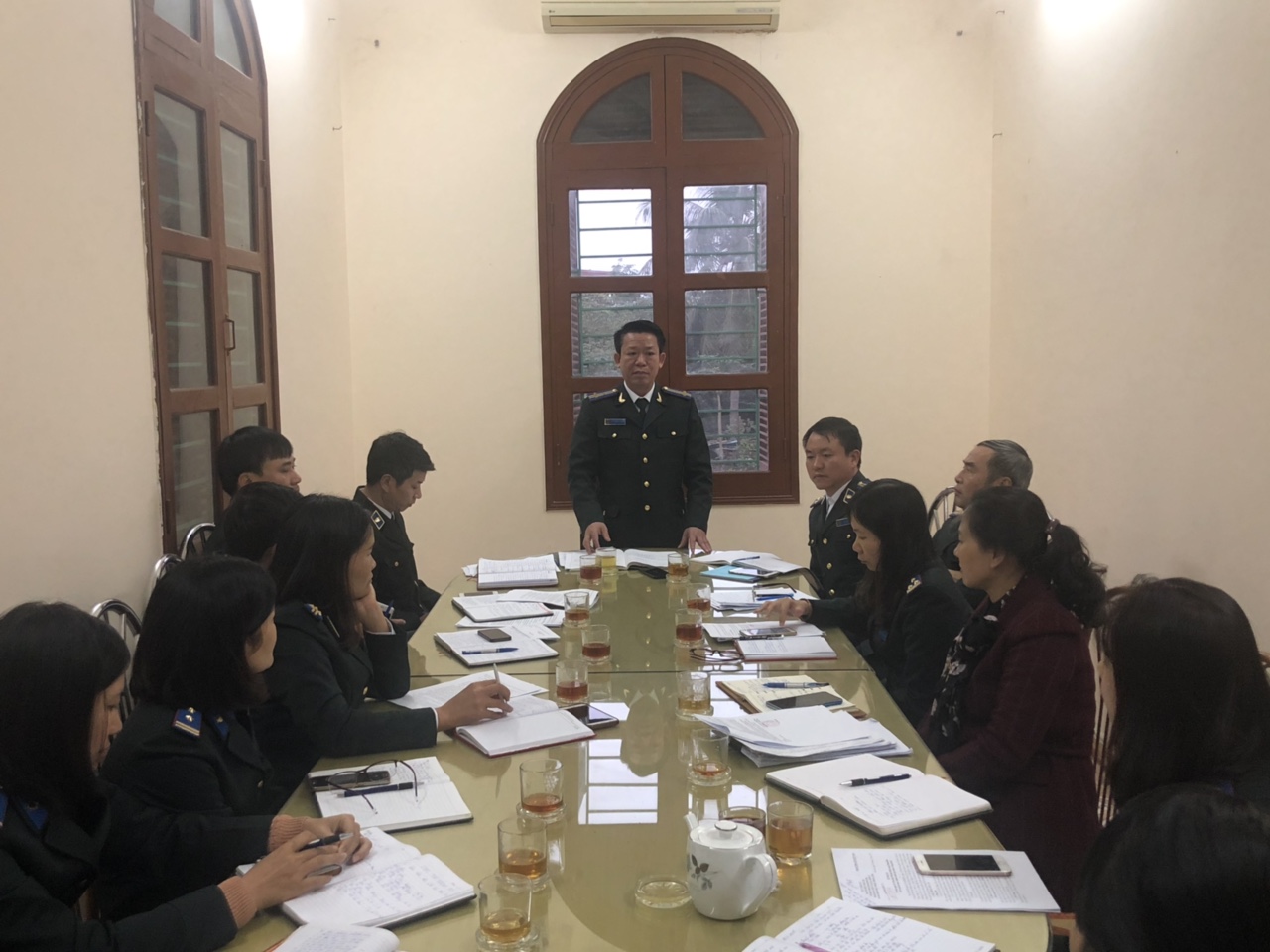 CỤC TRƯỞNG CỤC THI HÀNH ÁN DÂN SỰ TỈNH THANH HÓA LÀM VIỆC VỚI CHI CỤC THI HÀNH ÁN HUYỆN TĨNH GIA VÀ CHI CỤC THI HÀNH ÁN DÂN SỰ THỊ XÃ BỈM SƠN