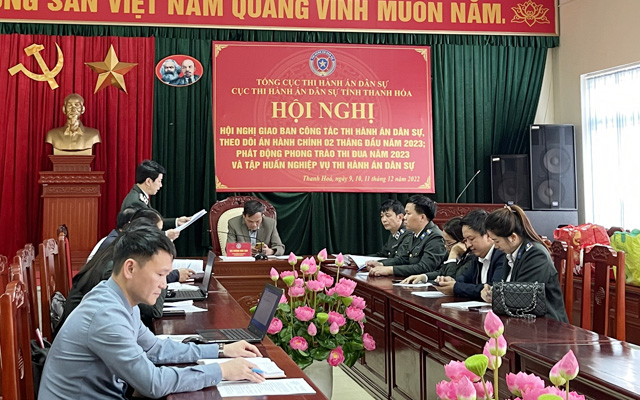 Cục THADS tỉnh kiểm tra toàn diện Chi cục THADS huyện Bá Thước