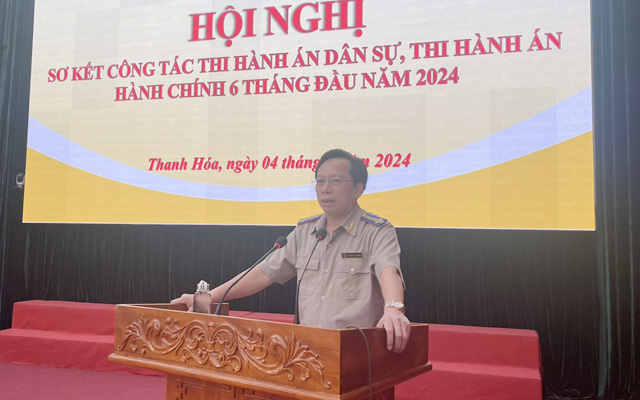Hội nghị sơ kết công tác THADS, THAHC 6 tháng đầu năm 2024