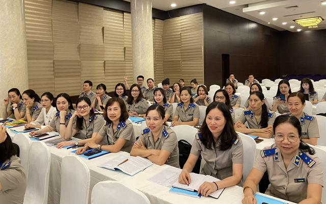 Công chức kế toán các cơ quan THADS tỉnh Thanh Hóa tham dự lớp bồi dưỡng nghiệp vụ kế toán do Tổng cục THADS tổ chức