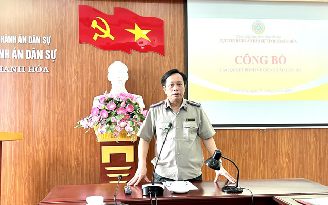 Hội nghị công bố quyết định bổ nhiệm công chức giữ chức vụ Lãnh đạo