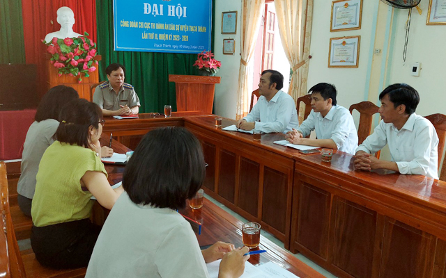 Cục trưởng Hoàng Văn Truyền kiểm tra, làm việc tại Chi cục Thạch Thành, Vĩnh Lộc