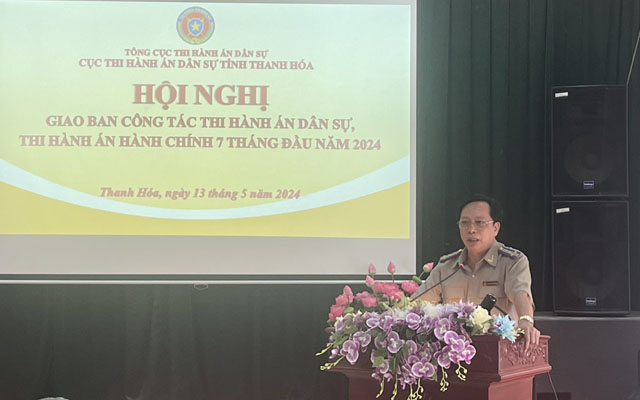 Hội nghị giao ban công tác THADS, THAHC 7 tháng đầu năm 2024
