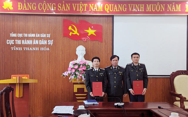 Công bố quyết định chuẩn y kết quả bầu Ủy viên Ban Thường vụ, Phó Bí thư Đảng ủy Cục THADS tỉnh nhiệm kỳ 2020-2025