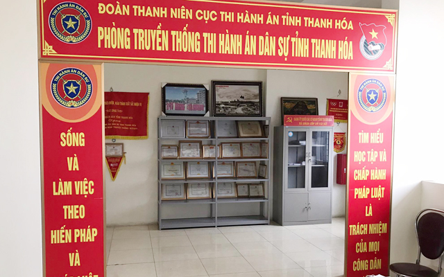 Cục Thi hành án dân sự tỉnh xây dựng phòng truyền thống Thi hành án dân sự