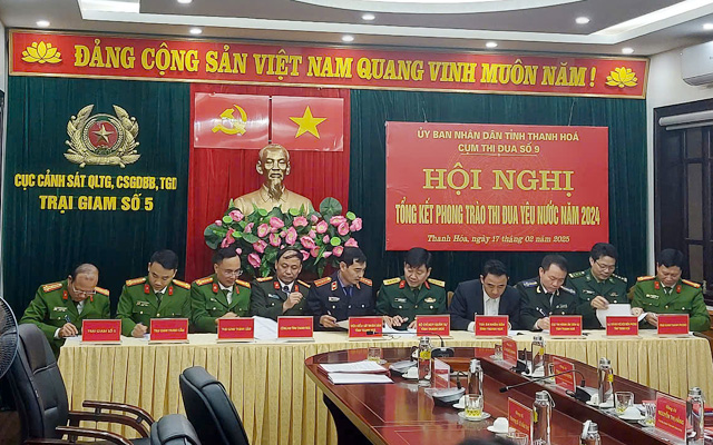 Hội nghị tổng kết phong trào Thi đua yêu nước của Cụm Thi đua số 9 Tỉnh Thanh Hóa