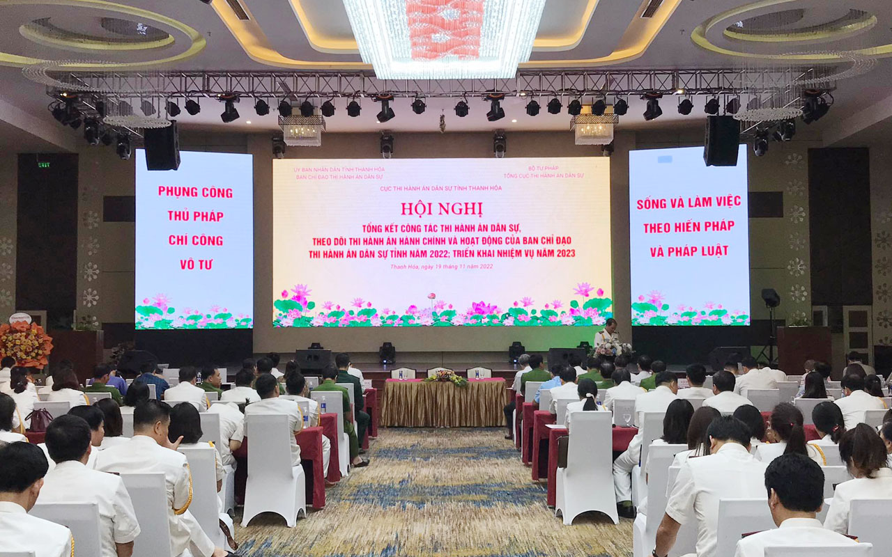 Chùm ảnh Hội nghị tổng kết công tác THADS, theo dõi THAHC và hoạt động của Ban Chỉ đạo THADS tỉnh năm 2022