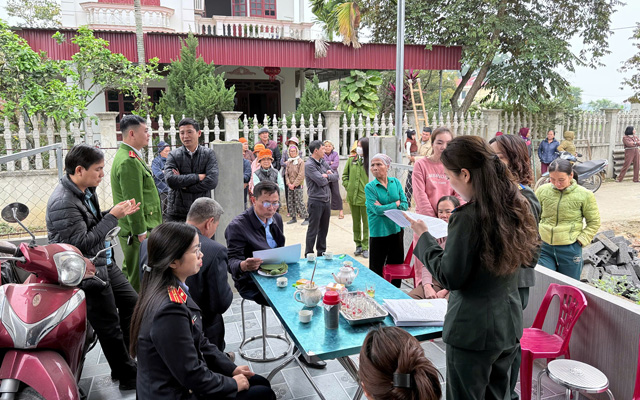 Cục THADS tỉnh: cưỡng chế giao tài sản là quyền sử dụng đất và tài sản trên đất thành công