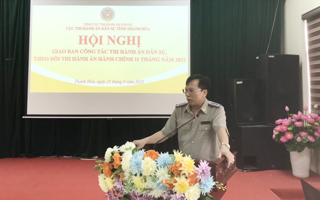 Hội nghị giao ban công tác THADS 11 tháng năm 2023