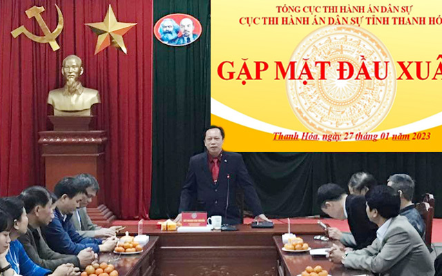 Cục THADS tỉnh tổ chức gặp mặt đầu xuân Quý Mão 2023