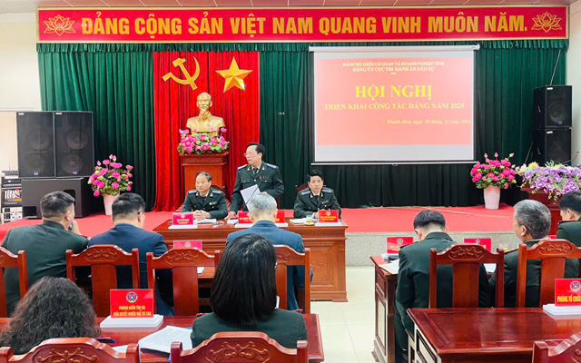 Hội nghị triển khai công tác Đảng năm 2025 và Hội nghị cán bộ, công chức, người lao động năm 2025