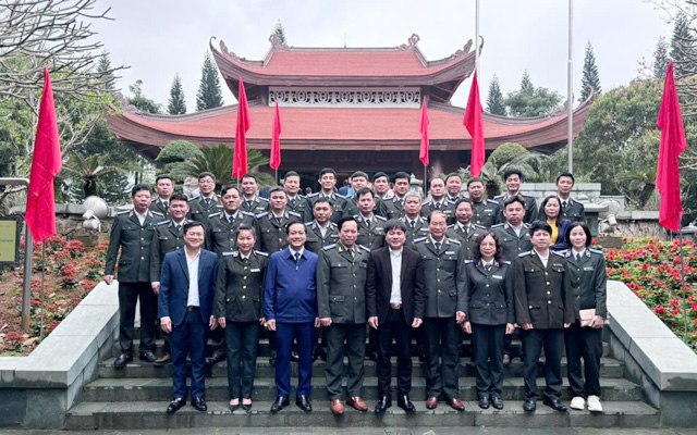 Cục THADS tỉnh Thanh Hóa tổ chức hoạt động về nguồn tại ATK Định Hóa, tỉnh Thái Nguyên