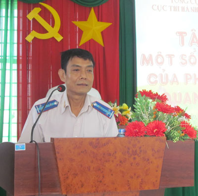 Đồng Tháp - Tổ chức tập huấn các quy định mới của pháp luật về thi hành án dân sự và một số văn bản pháp luật có liên quan