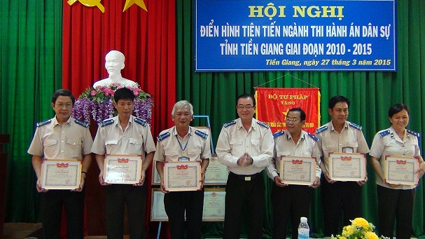 Cục Thi hành án dân sự tỉnh Tiền Giang - điển hình tiên tiến ngành Tư pháp