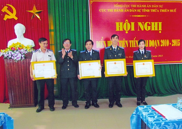 Cục Thi hành án dân sự tỉnh Thừa Thiên Huế - điển hình tiên tiến ngành Tư pháp