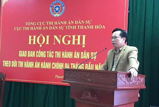 Hội nghị giao ban công tác THADS, theo dõi THAHC 04 tháng đầu năm 2022