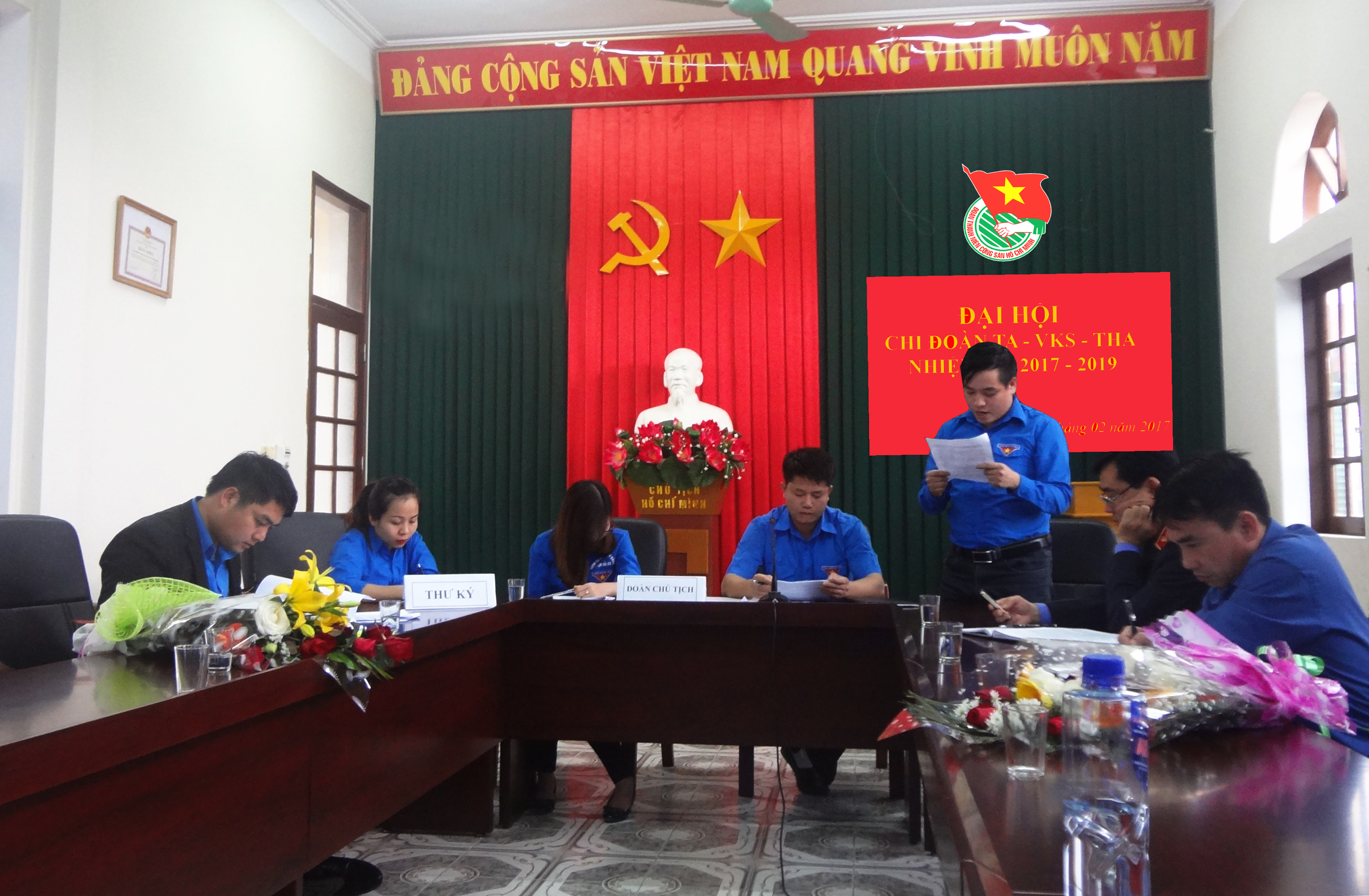 Đại hội Chi đoàn Tòa án - Viện Kiểm sát - Thi hành án dân sự huyện Hải Hà Lần thứ II, Nhiệm kỳ 2017 - 2019