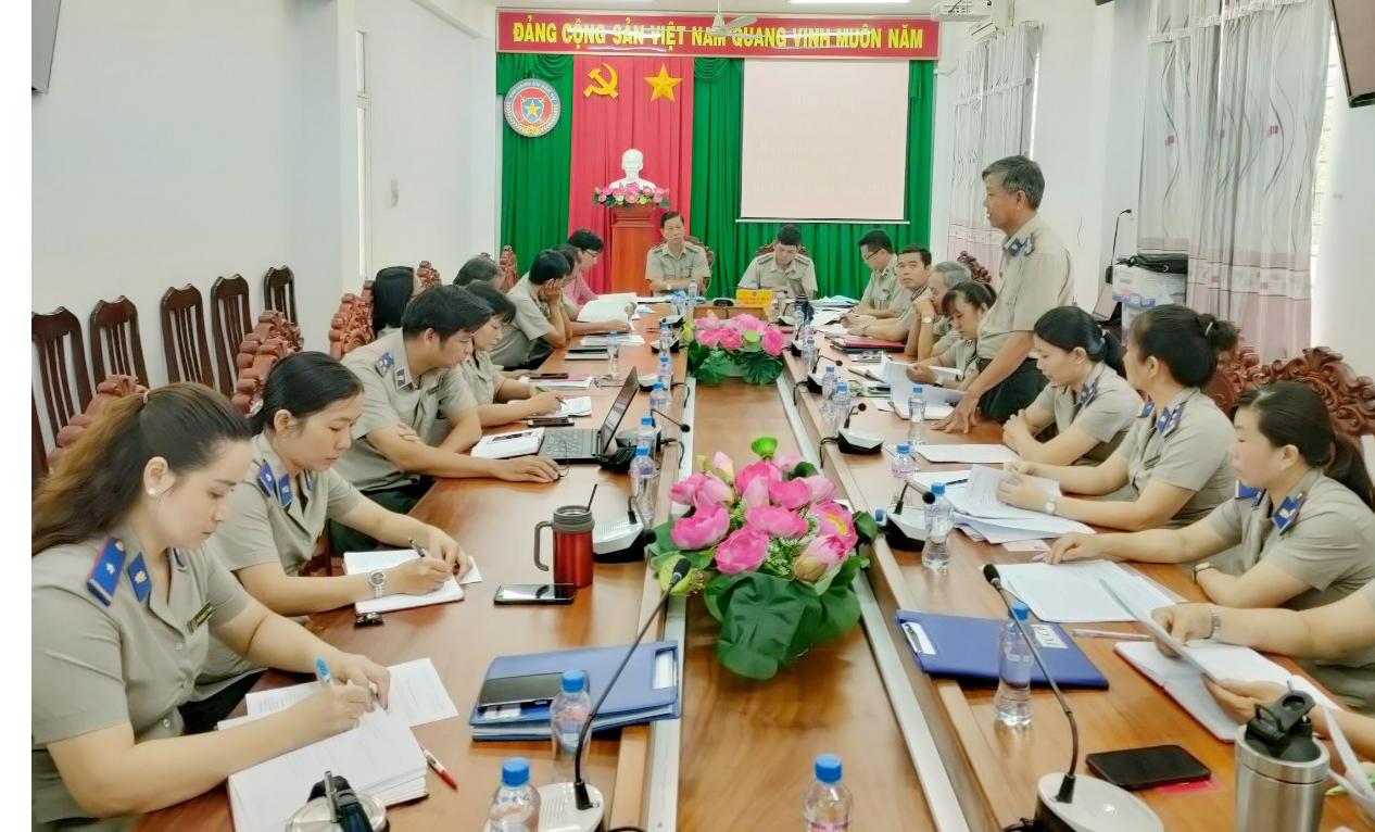 Chi bộ cơ sở Cục Thi hành án dân sự tỉnh Đồng Tháp tổ chức kiểm điểm, đánh giá, xếp loại chất lượng Chi bộ, đảng viên năm 2023