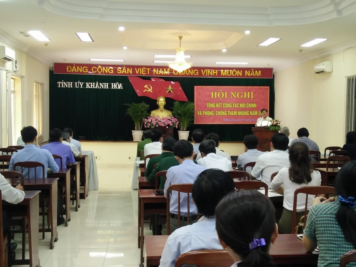 Khánh Hòa: Tổng kết công tác nội chính và phòng, chống tham nhũng năm 2018