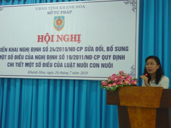 Khánh Hòa: Tập huấn nghiệp vụ công tác nuôi con nuôi