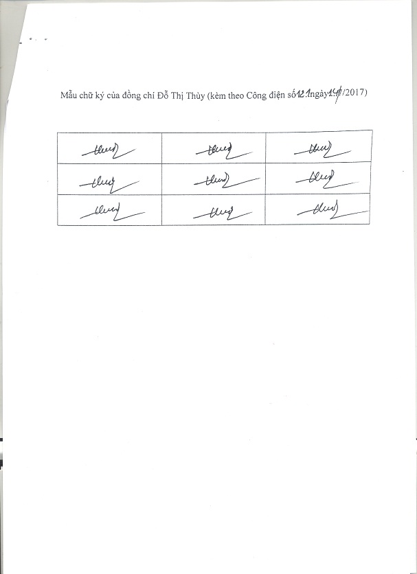 Bộ Ngoại giao đồng ý chấp thuận: Đồng chí Đỗ Thị Thùy - Lãnh sự (Tổng Lãnh sự quán Việt Nam tại Thượng Hải, Trung Quốc), được quyền ký các giấy tờ về lãnh sự