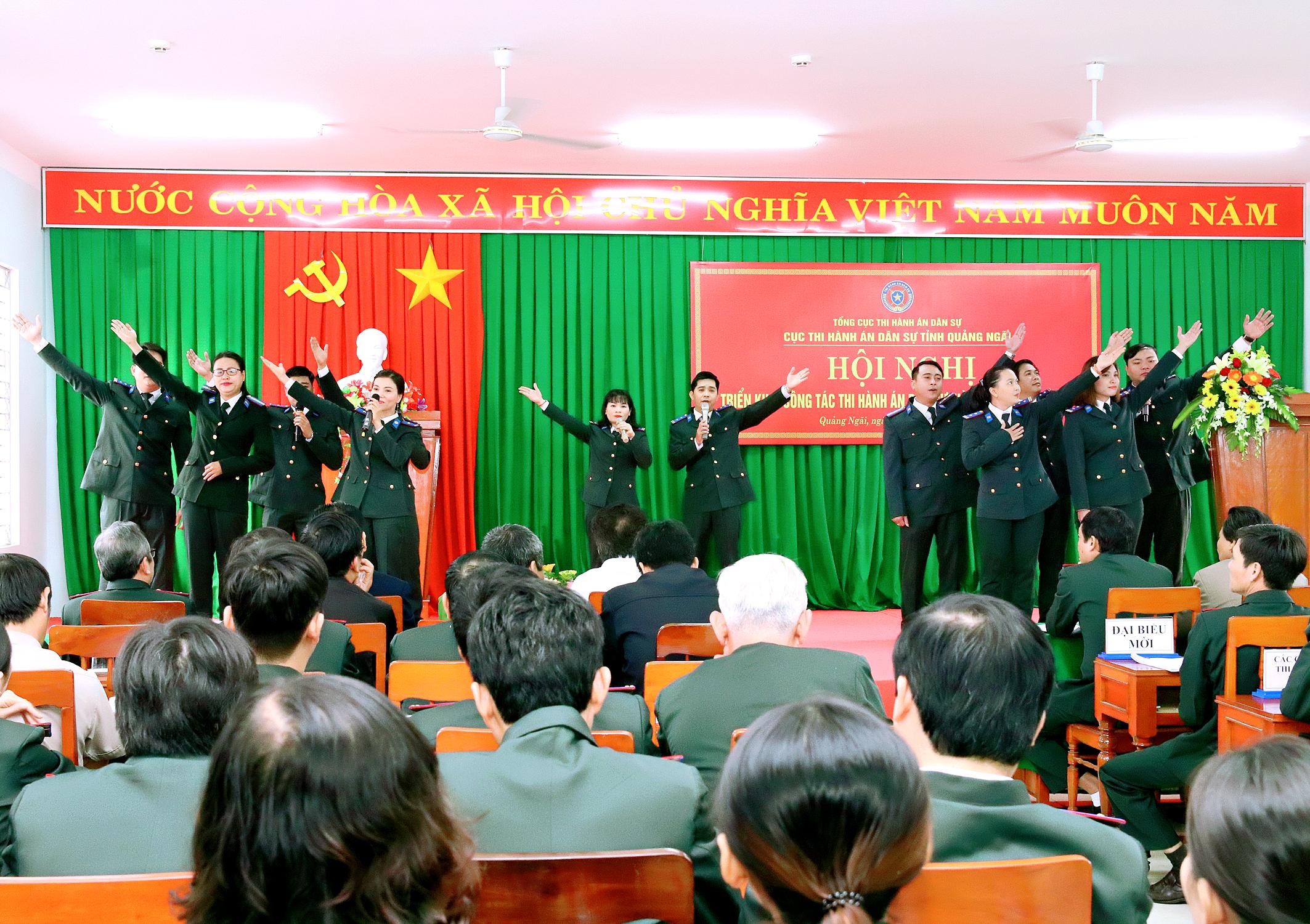 CHƯƠNG TRÌNH VĂN NGHỆ CHÀO MỪNG HỘI NGHỊ TRIỂN KHAI CÔNG TÁC THI HÀNH ÁN DÂN SỰ, HÀNH CHÍNH NĂM 2020