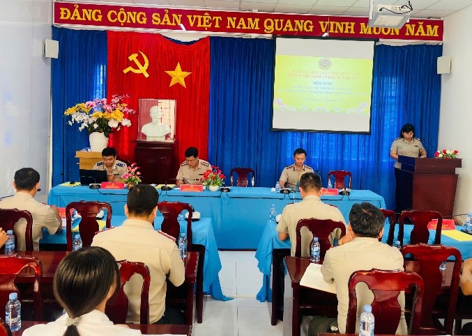 Phòng Thi hành án dân sự Khu vực 2 – Đồng Tháp tổ chức Hội nghị sơ kết công tác THADS, theo dõi THAHC 6 tháng đầu năm 2026